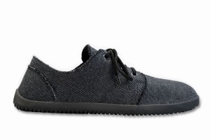 Men's Ahinsa Phira Recycled Barefoot Sneakers Dark Grey | PUF7239GM