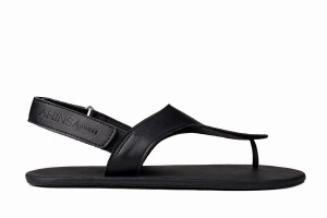 Men's Ahinsa Simple Barefoot Sandals Black | YKQ4326YR