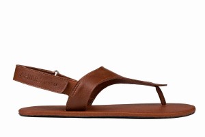 Men's Ahinsa Simple Barefoot Sandals Brown | PRE3172AS