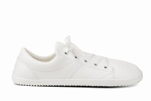 Men's Ahinsa Vida Barefoot Sneakers White | MEN2889KX