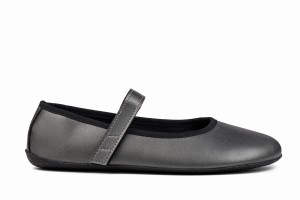 Women's Ahinsa Ananda Barefoot Ballet Flats Silver | AAQ8968VK