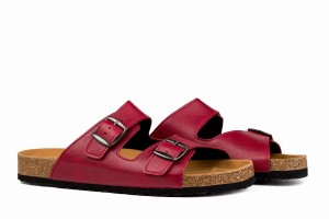 Women's Ahinsa Barefoot Sandals Burgundy | EXW1160OD