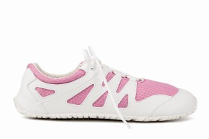 Women's Ahinsa Chitra Run Barefoot Running Shoes Pink White | UDD6799AA