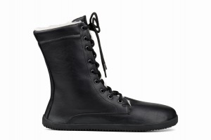 Women's Ahinsa Jaya Barefoot Winter Boots Black | PTE3153BQ