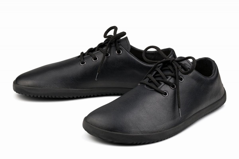 Men's Ahinsa Ananda Barefoot Casual Shoes Black | NYI7717PQ