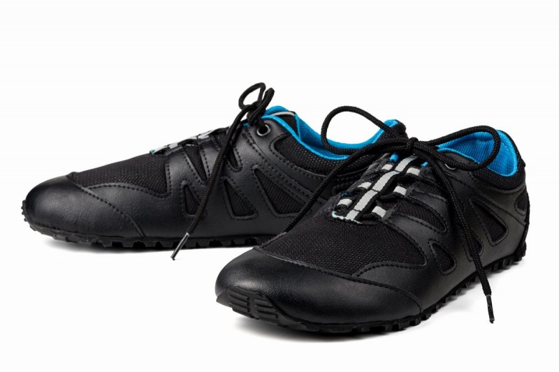 Men's Ahinsa Chitra Trek&trail Barefoot Running Shoes Blue Black | TWA1534NM