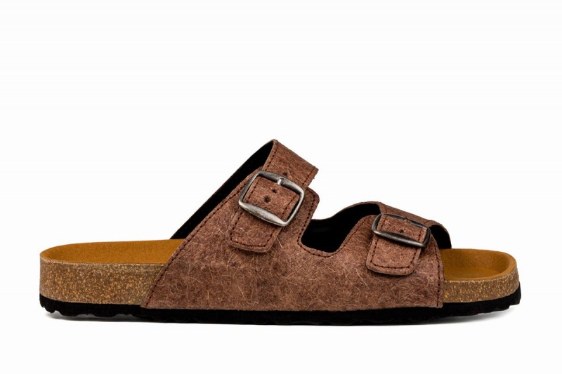 Men's Ahinsa Malai Barefoot Sandals Brown | IID8157SD