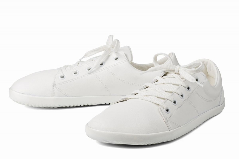 Men's Ahinsa Vida Barefoot Sneakers White | MEN2889KX