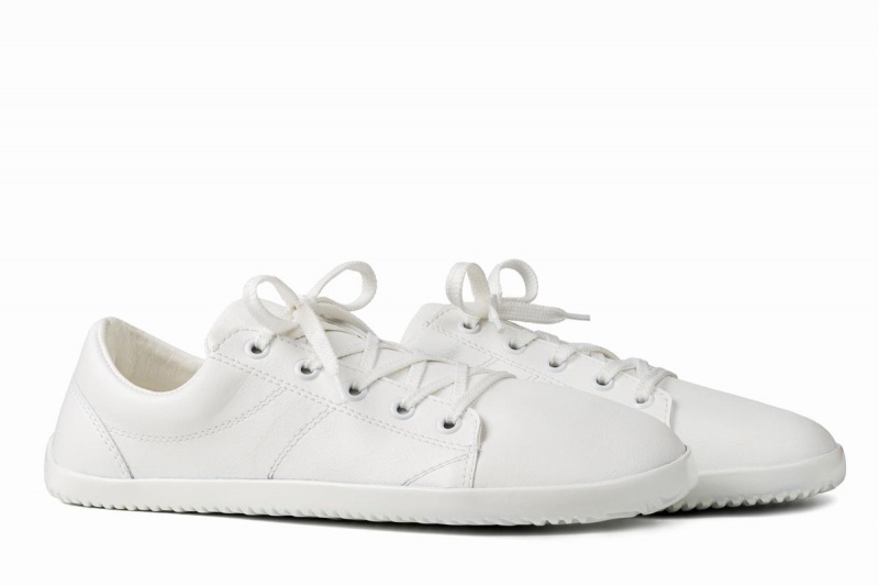 Men's Ahinsa Vida Barefoot Sneakers White | MEN2889KX