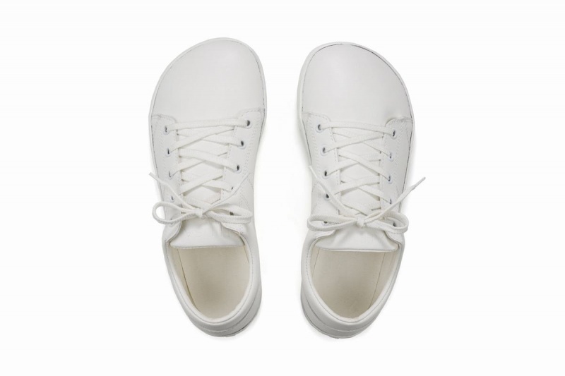 Men's Ahinsa Vida Barefoot Sneakers White | MEN2889KX