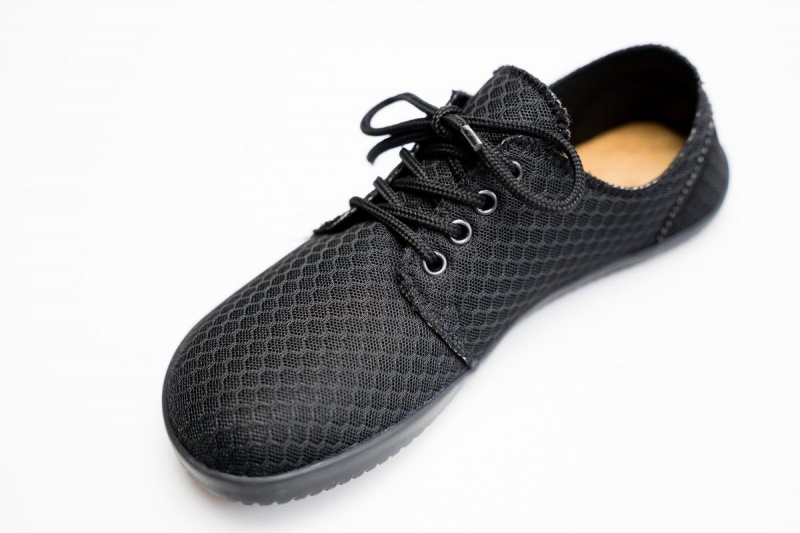 Men's Ahinsa Zone Barefoot Sneakers Black | AAY7867JS