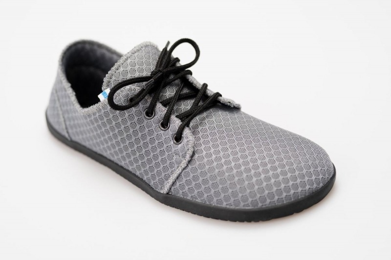 Men's Ahinsa Zone Barefoot Sneakers Grey | KKS5418SP