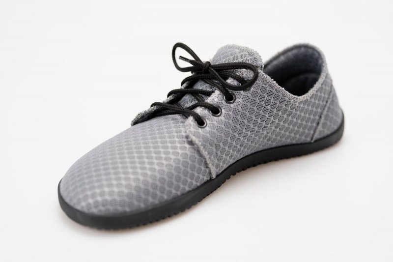 Men's Ahinsa Zone Barefoot Sneakers Grey | KKS5418SP