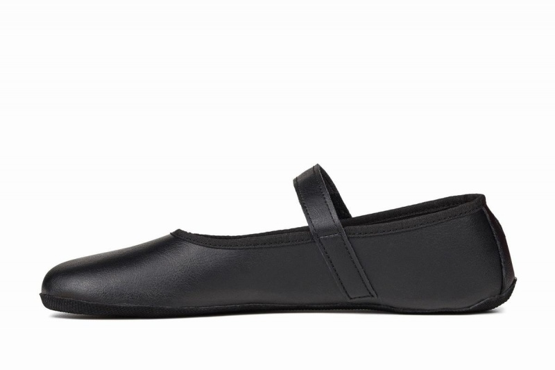 Women's Ahinsa Ananda Barefoot Ballet Flats Black | KHF942OJ