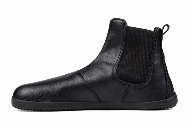 Women's Ahinsa Barefoot Chelsea Boots Black | YQM6969HP