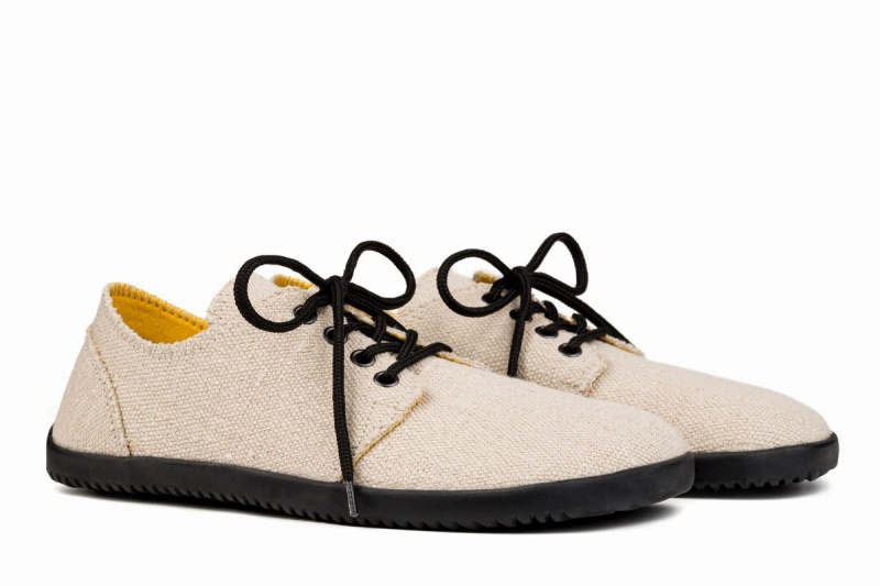 Women's Ahinsa Bindu 2 Hemp Barefoot Casual Shoes Beige | ITG9369NU