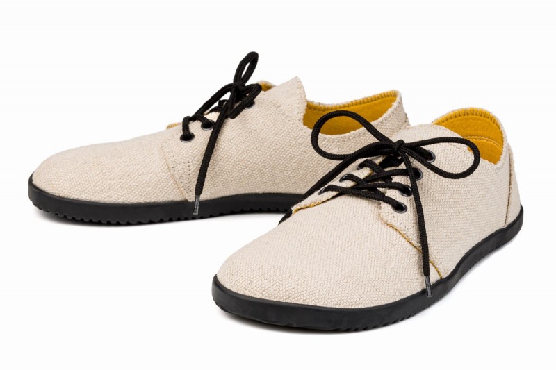 Women's Ahinsa Bindu 2 Hemp Barefoot Casual Shoes Beige | ITG9369NU