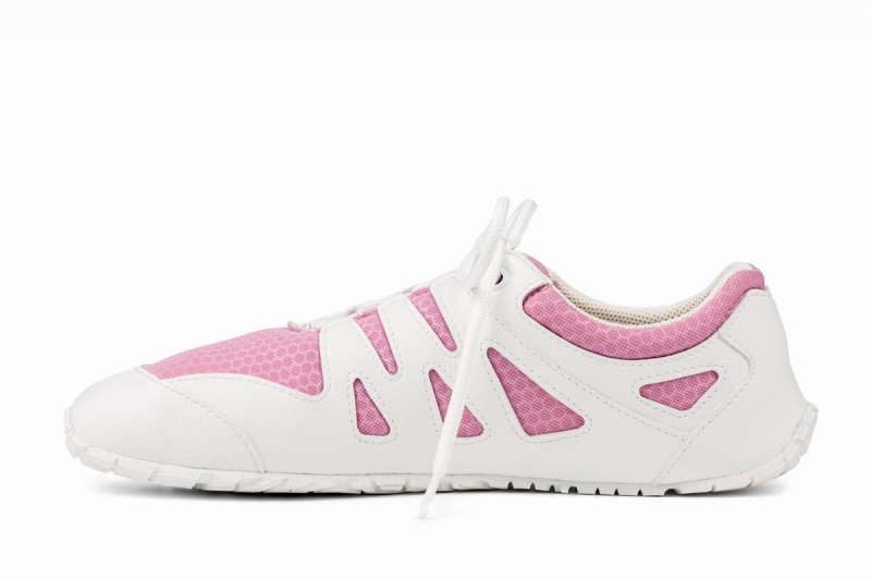 Women's Ahinsa Chitra Run Barefoot Running Shoes Pink White | UDD6799AA