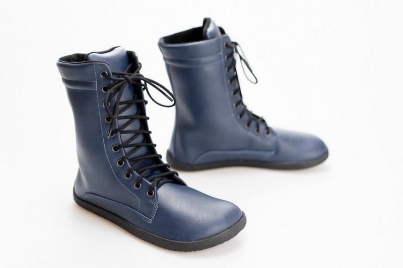 Women's Ahinsa Jaya Barefoot Winter Boots Blue | IWT2732MM