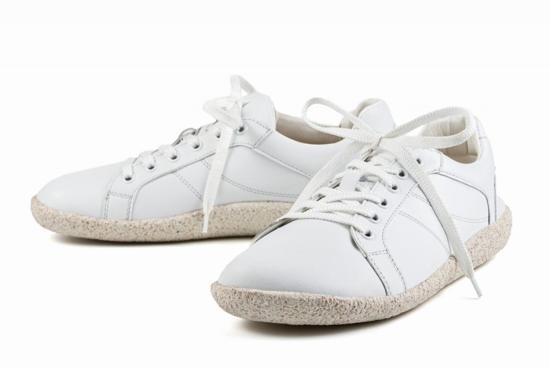 Women's Ahinsa Pura Barefoot Sneakers White | EGC4480QD